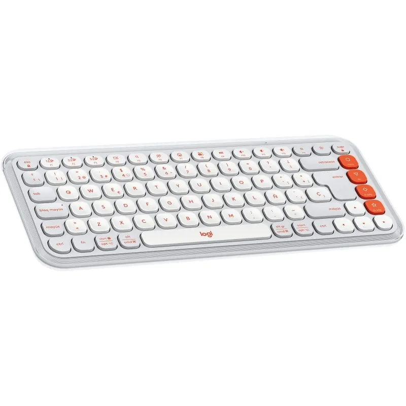 Logitech Pop Icon Keys teclado Inalámbrico Bluetooth Blanco 920-013069
