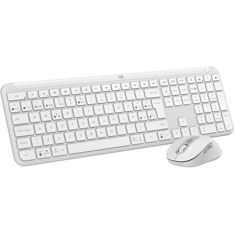 Logitech Signature Slim MK950 Combo Teclado + Ratón Inalámbrico Blanco 920-012596