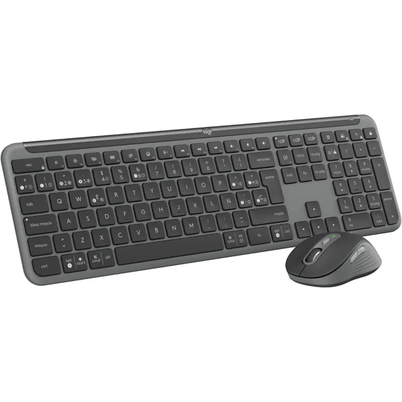 Logitech Signature Slim MK950 Combo Teclado + Ratón Inalámbrico Grafito 920-012486