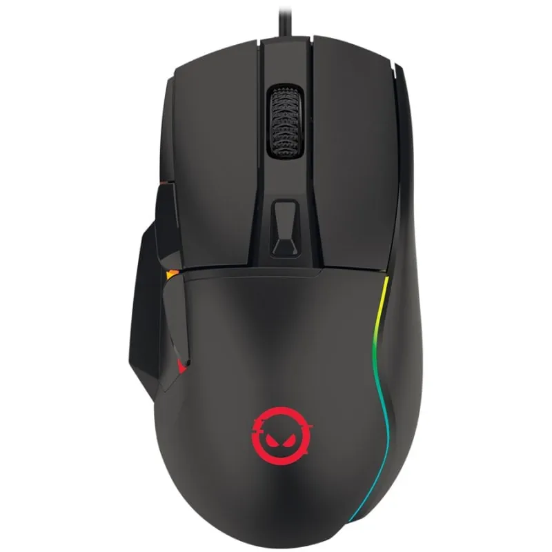 Lorgar Jetter 357 Raton Gaming Óptico RGB 8000 DPI Negro LRG-GMS357