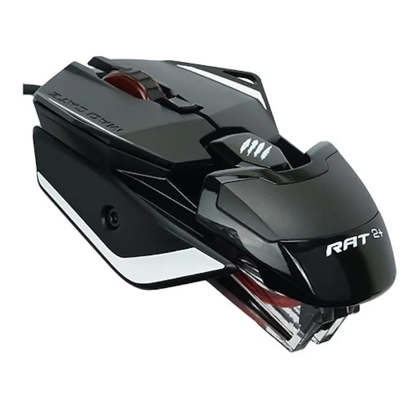 Mad Catz R.A.T. 2+ Ratón Gaming 5000DPI RGB Negro MR02MCINBL000-0