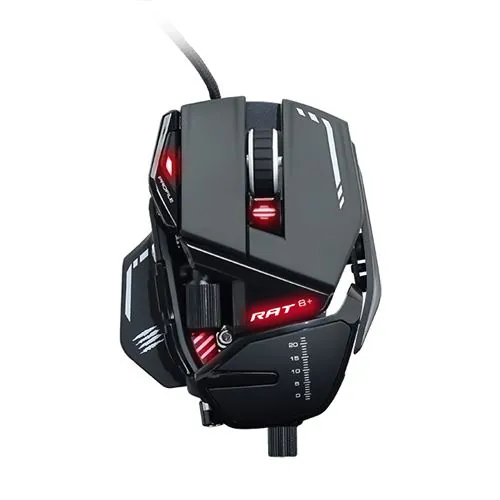 Mad Catz R.A.T. 8+ Ratón Gaming 16000DPI RGB Negro MR05DCINBL000-0