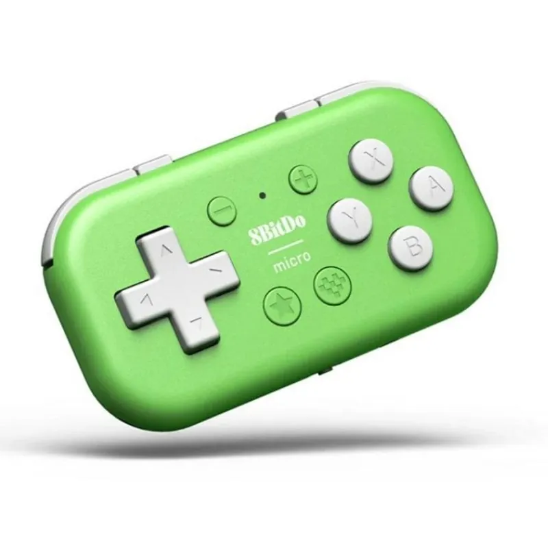 Mando 8Bitdo Micro inalámbrico verde para Android, Switch, PC e iOS RET00383