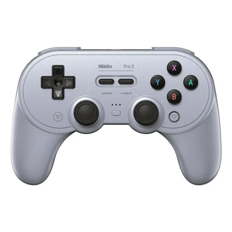 Mando 8Bitdo Pro 2 Hall Effect USB Gris para Switch y Android RET00411