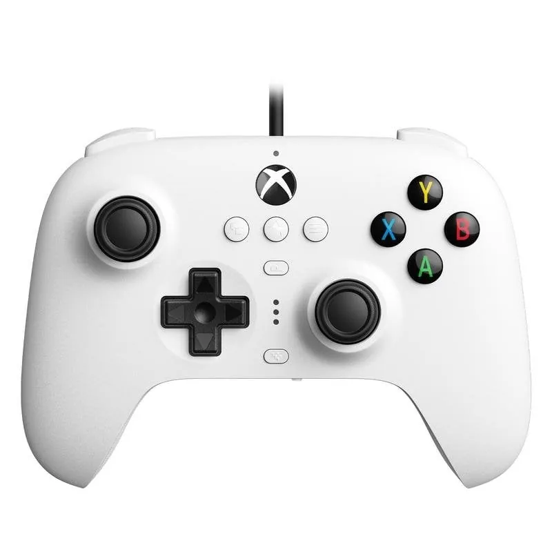 Mando 8Bitdo Ultimate Blanco USB para Android y Xbox con cruceta y joystick RET00419