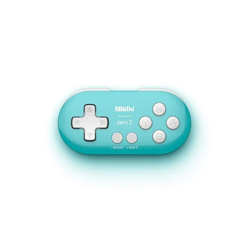 Mando 8Bitdo Zero 2 Turquesa Bluetooth Inalámbrico Multiplataforma 6922621501121