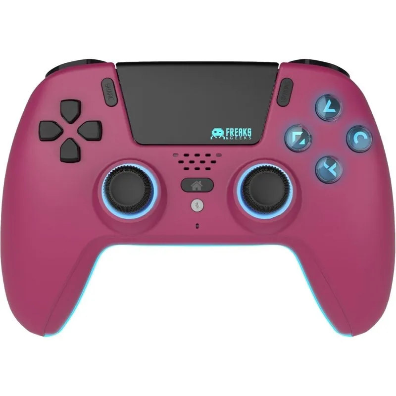 Mando de juego Trade Invaders Cherry Red Bluetooth PS5 LED Retroiluminado 12,5h 151000m