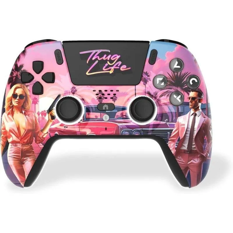 Mando de juego Trade Invaders Thug Life Bluetooth PS5 LED Retroiluminado 12,5h 151000g