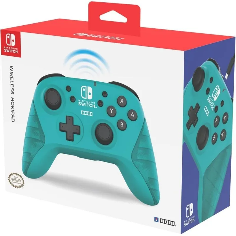 Mando HORI Nintendo Switch Wireless Horipad verde azulado Bluetooth giroscopio 1186946