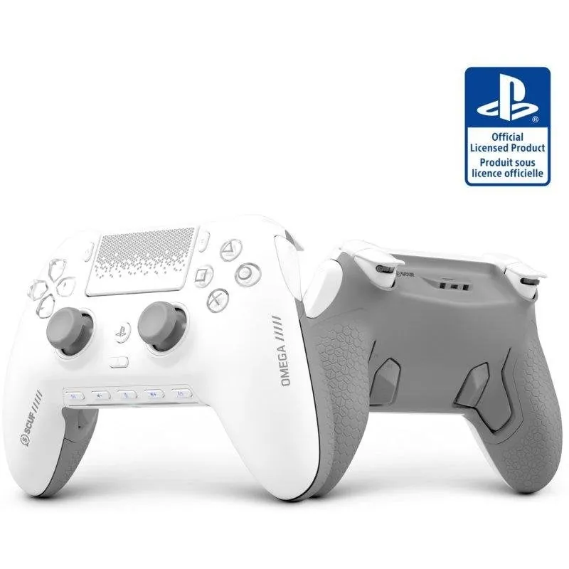 Mando inalámbrico SCUF Omega Blanco para PS5 y PC con 11 Entradas Programables 408-178-01-010-WW