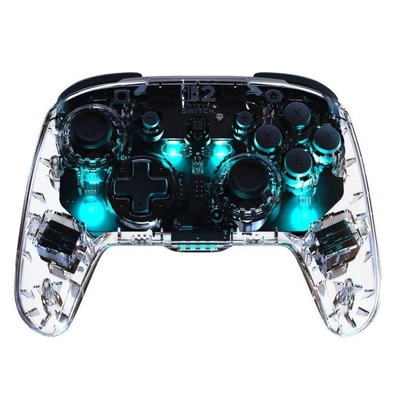Mando Turtle Beach Afterglow Wireless RGB Nintendo Switch 2 translúcido 40h S2 AWIC