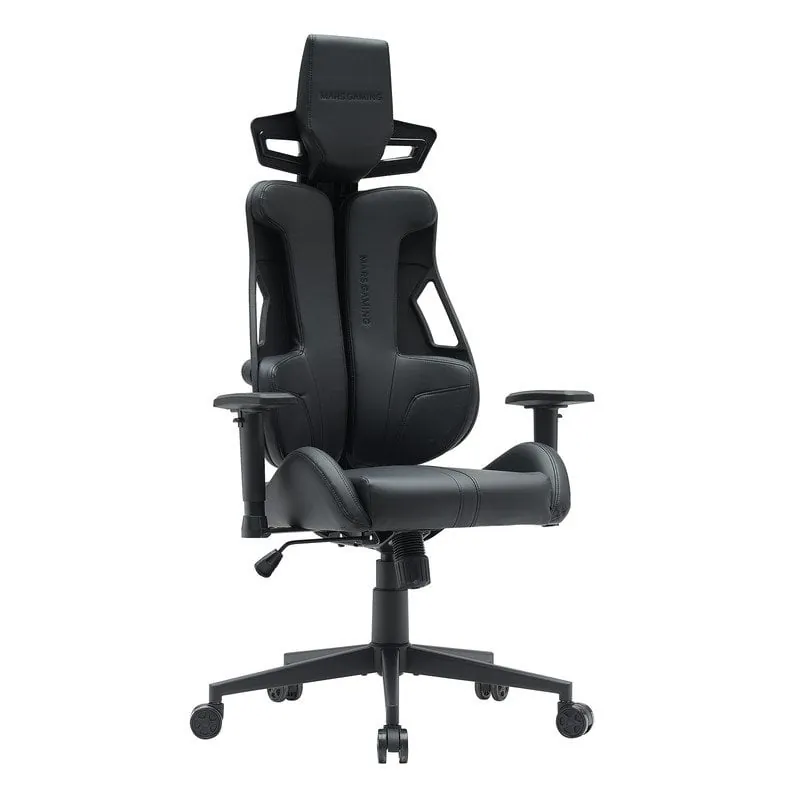 Mars Gaming MGC-ELITE Silla Gaming Ergonómica Respaldo Adaptativo Reposabrazos 2D Ruedas XL Negra MGCELITEBK