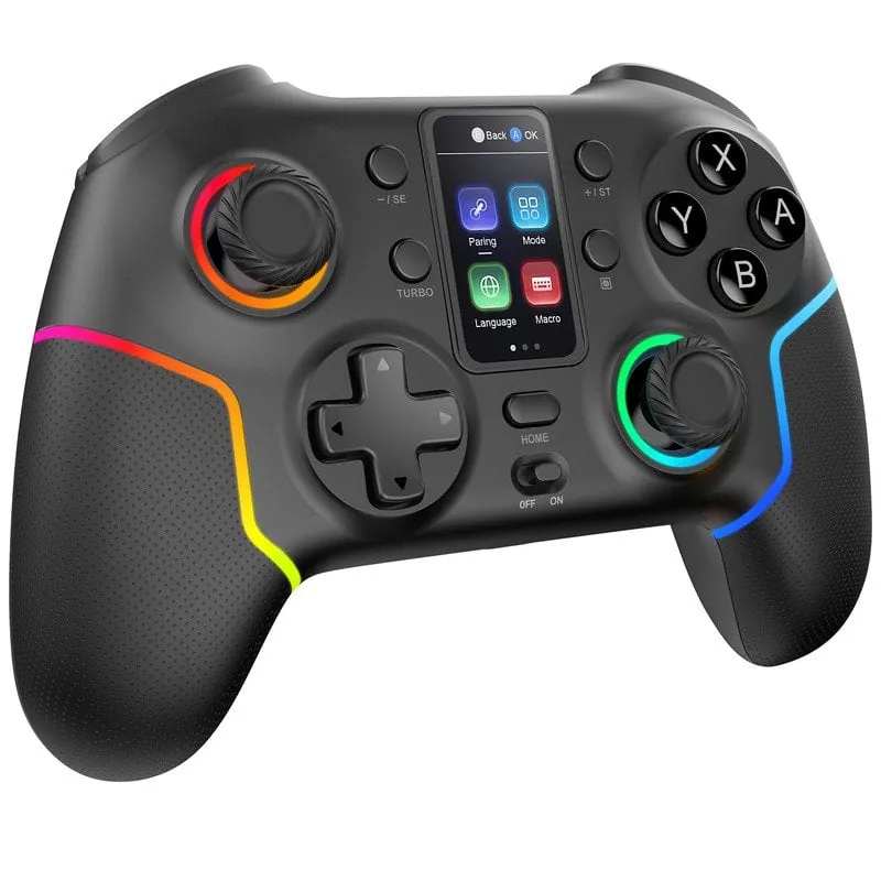 Mars Gaming MGP-V3 Gamepad Inalámbrico Bluetooth ARGB Switch/Wwitch 2/PC/Android/iOS 13.0+ Negro MGPV3
