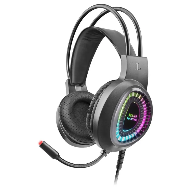 Mars Gaming MH220 Auriculares Gaming RGB Negros MH220