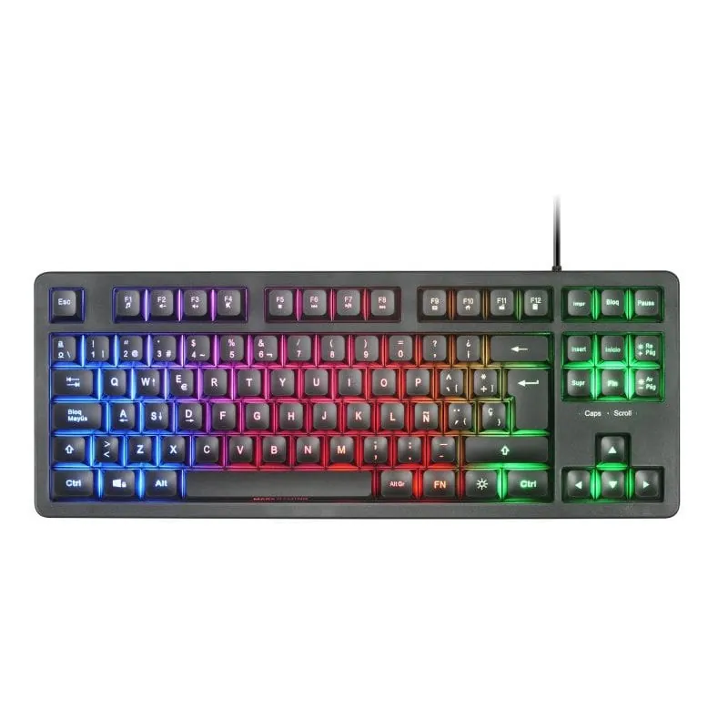 Mars Gaming MK023 TKL H-Mech Teclado Gaming FRGB Negro MK023ES