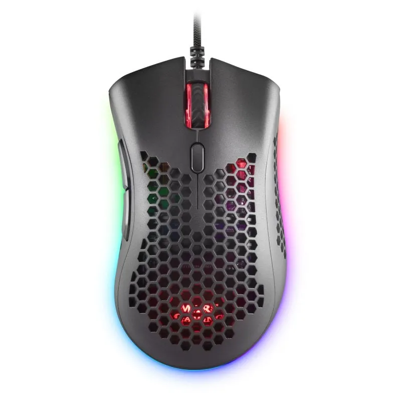 Mars Gaming MMEX Ratón Gaming RGB 32000DPI Negro MMEX
