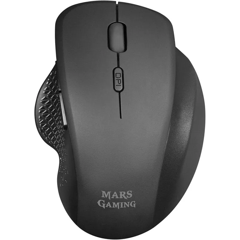 Mars Gaming MMWERGO Ratón Inalámbrico 3200DPI Negro MMWERGO