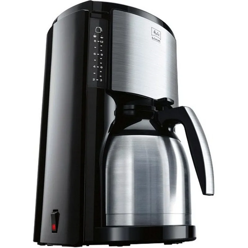 Melitta Look III Therm Selection Cafetera de Goteo 10 Tazas 950W Negra/Acero Inoxidable LOOK III THERM