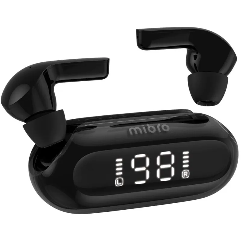 Mibro Earbuds 3 Auriculares con Micrófono y Estuche de Carga Negros XPEJ006BK