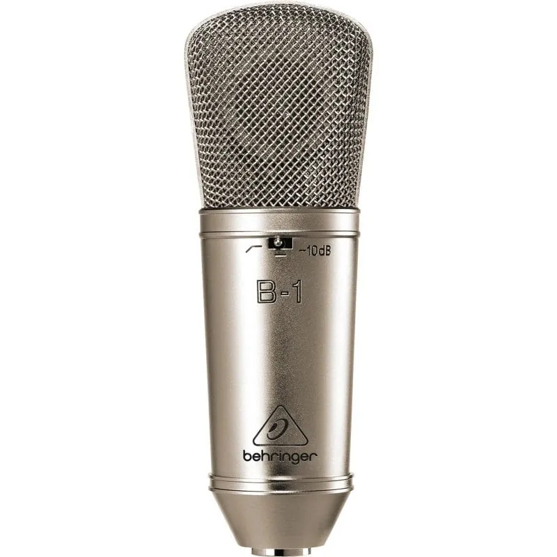 Micrófono Behringer B-1 XLR cardioide de condensador con filtro antipop B-1