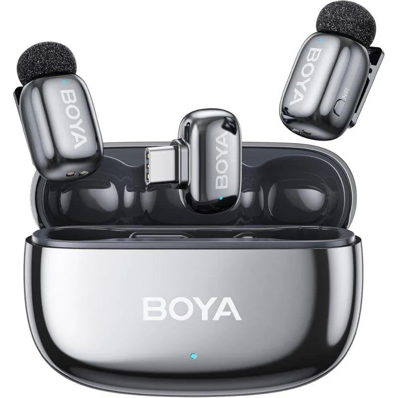 Micrófono BOYA Mini 2 inalámbrico USB-C condensador con control por app y cancelación de ruido mini 2-02g