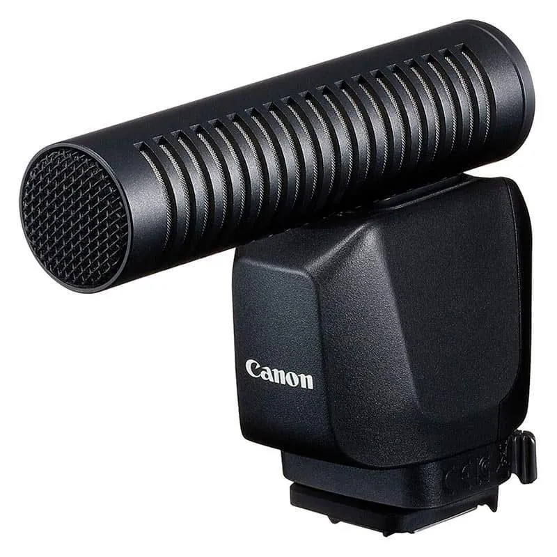 Micrófono Canon DM-E1D para cámara digital supercardioide con conexión digital y controles direccionales 5138C001