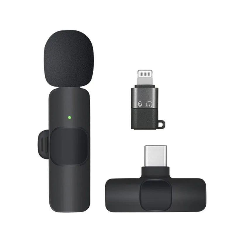 Micrófono Dam Electronics K9 inalámbrico 2.4G para móvil y PC con reducción de ruido DMAT0008C00