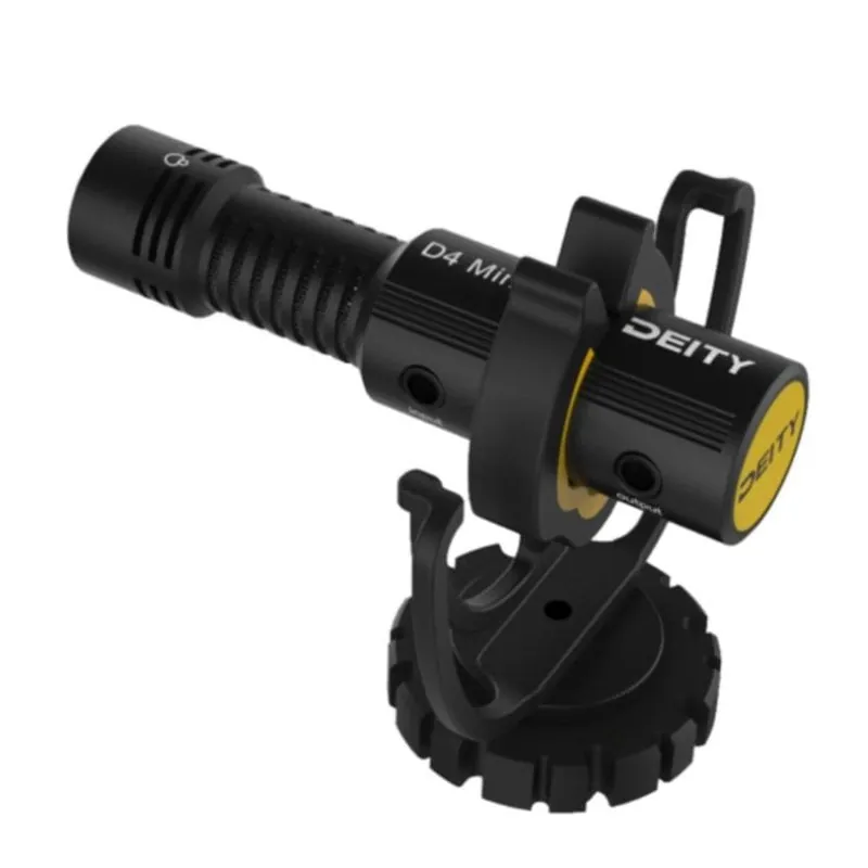 Micrófono Deity V-Mic D4 Mini alámbrico supercardioide para cámara digital con parabrisas DVMD4MINI