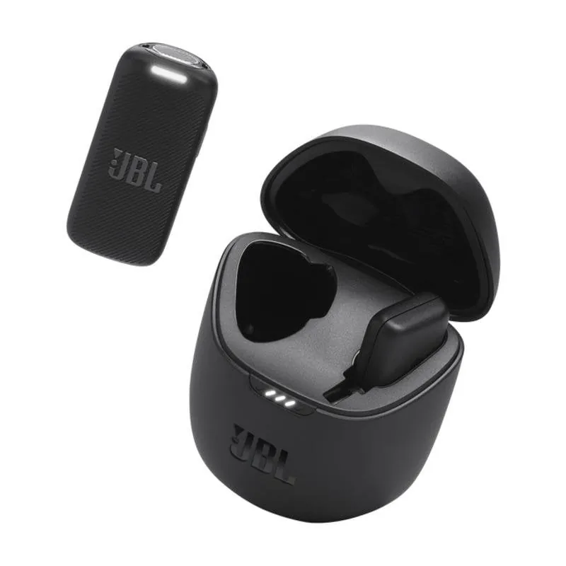 Micrófono JBL Quantum Stream Wireless USB-C omnidireccional con reducción de ruido JBLSTRMWLUSBCBLK