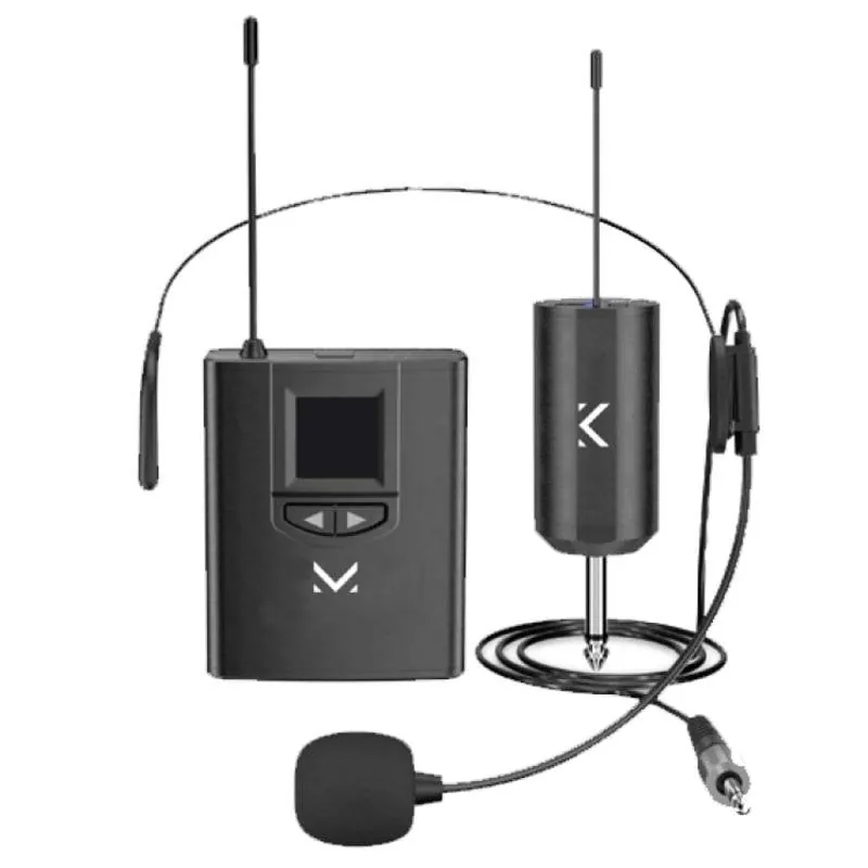 Micrófono New Majestic MIC 800W inalámbrico para conferencias negro 30 m 115800 BK