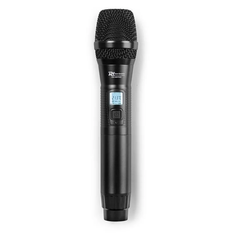 Micrófono Power Dynamics PD520HH inalámbrico para karaoke batería integrada 179.029