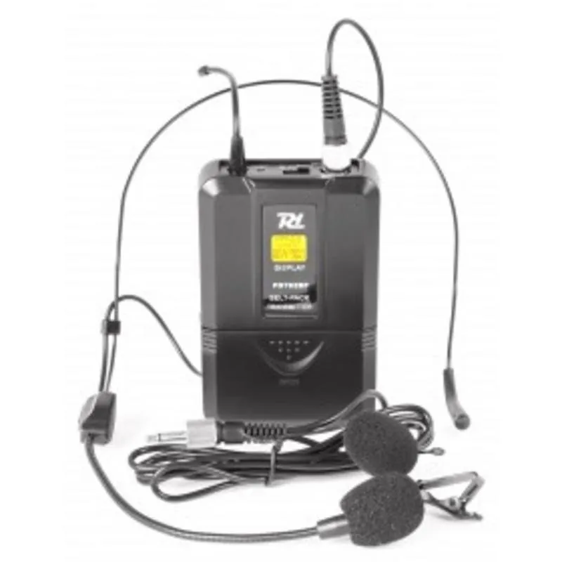 Micrófono Power Dynamics PD782BP inalámbrico UHF diadema con display LCD 179.200