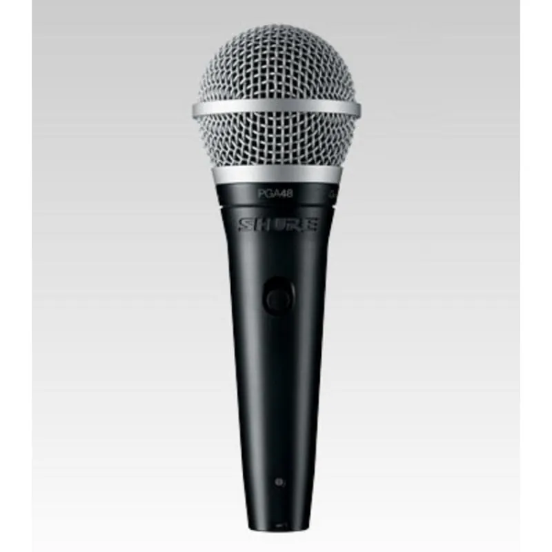Micrófono Shure PGA48 XLR cardioide con interruptor y cable 4,6 m PGA48-XLR-E
