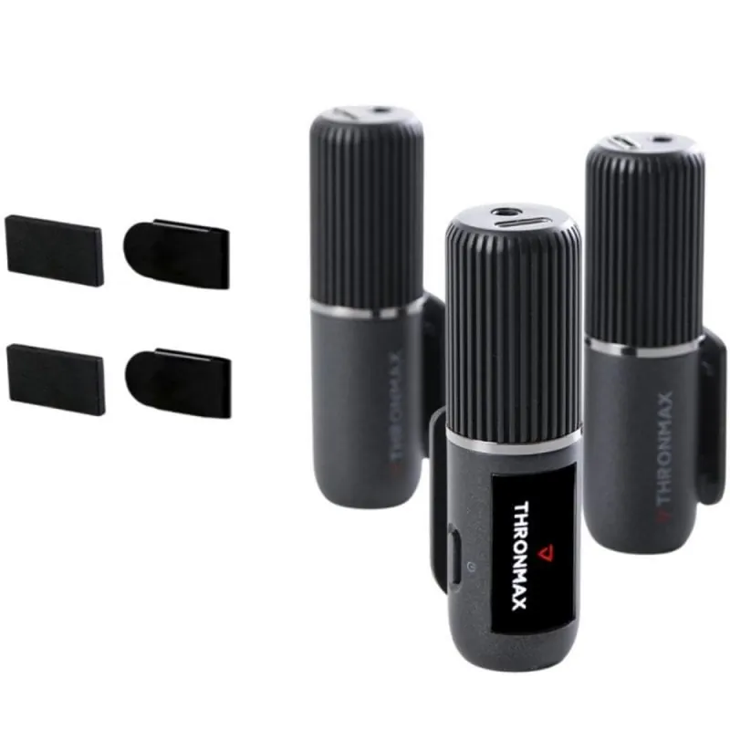 Micrófono Thronmax C2 Compact Space inalámbrico 2.4GHz con reducción de ruido, set de 3 unidades C2THRONMAX