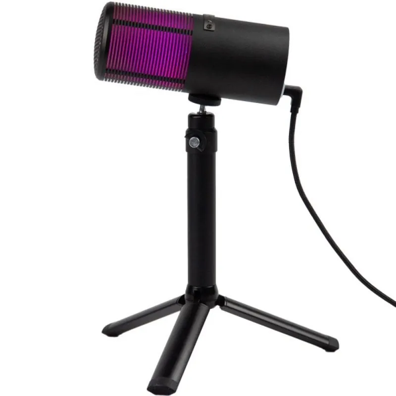 Micrófono Thronmax M8P USB cardioide con luces RGB para streaming y podcast M8PTHRONMAX