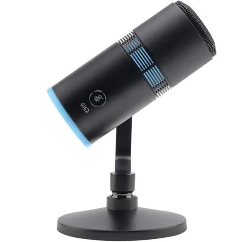 Micrófono Thronmax V8 USB condensador con iluminación RGB y alta fidelidad de audio V8THRONMAX