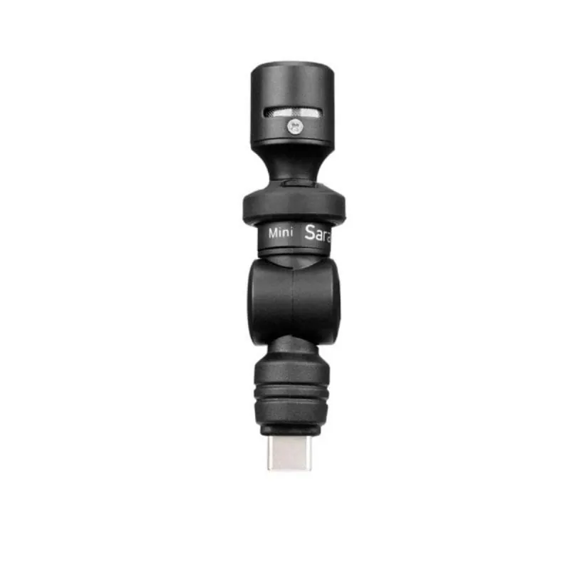 Microfono SmartMic UC Mini USB-C cardioide con parabrisas de espuma SmartMicUC-Mini-Negro