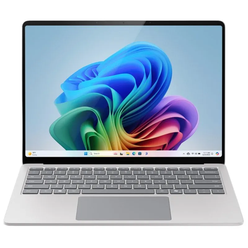 Microsoft Surface Laptop 7 Platino Qualcomm Snapdragon X Elite X1E-80-100/16GB/512GB SSD/13.8" Táctil ZGP-00012