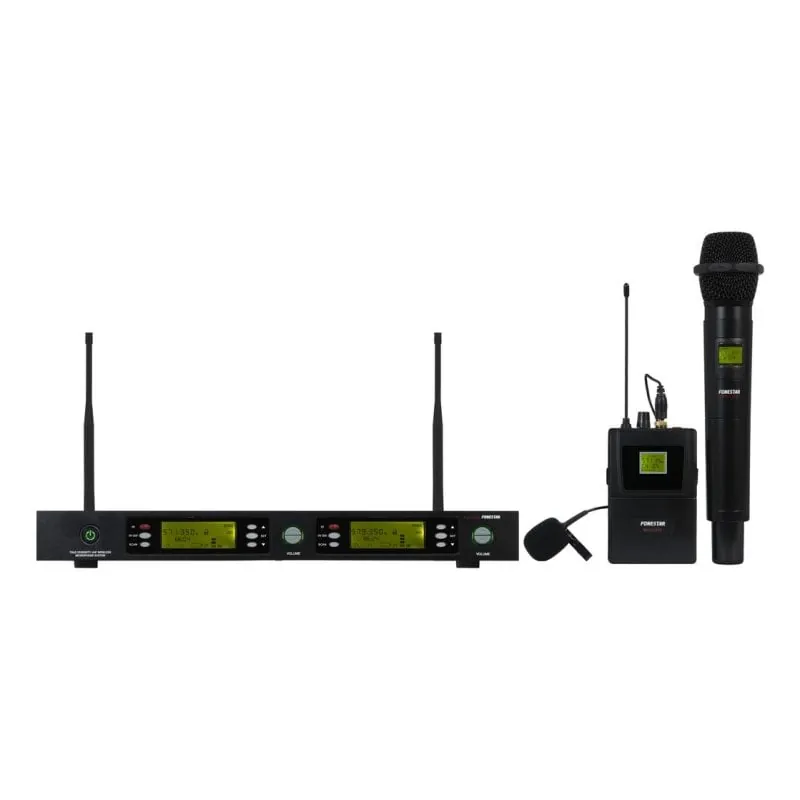Micrófono Fonestar MSH-898-512 inalámbrico unidireccional con receptor doble MSH-898-512