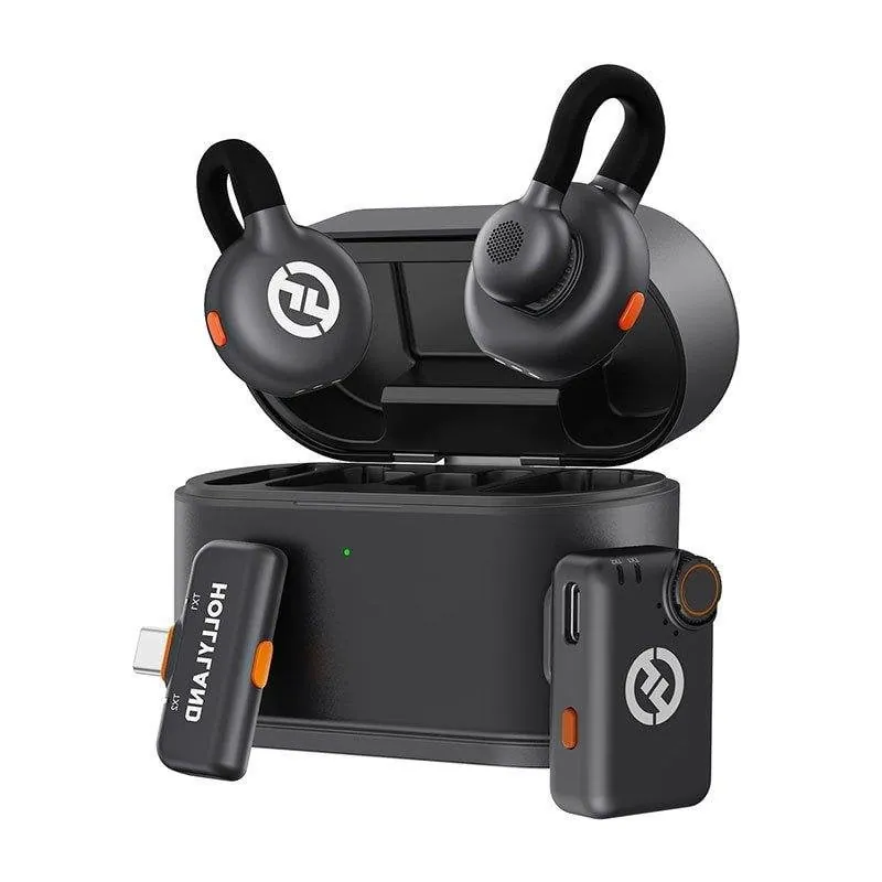 Micrófono Hollyland Lark M2S Combo USB-C omnidireccional cancelación de ruido LARKM2S-MINI-C