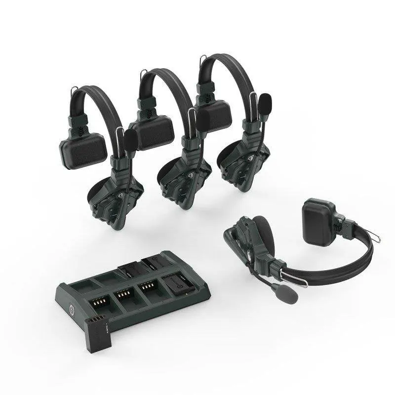 Micrófono Hollyland Solidcom C1 DECT 6.0 inalámbrico full dúplex para equipos SOLIDCOMC1-4S