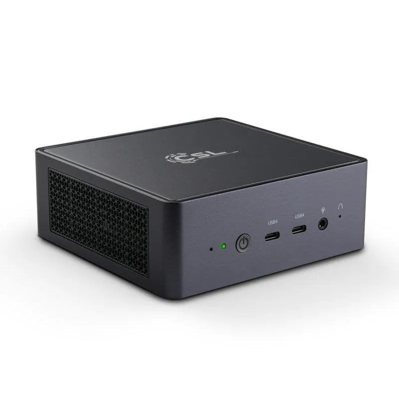 Mini PC CSL VenomBox 8845HS AMD Ryzen 7 8845HS 32GB 1TB SSD Radeon 780M Windows 11 Pro VESA CSL-91902