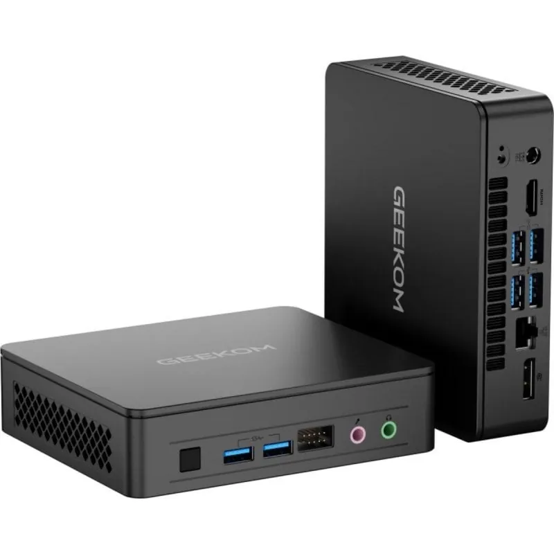 Mini PC GEEKOM Air12 Lite Intel N100 16GB 512GB SSD Windows 11 Pro Negro geekomliten10016gb