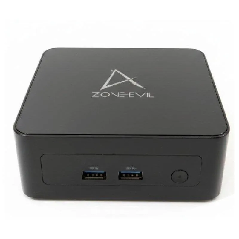 Mini PC Zone Evil QOOBE II Intel Core i5-12450H 16GB 1TB SSD UHD Graphics Windows 11 Pro Wi-Fi 6E ZEQBIIi51245016G1TW11P