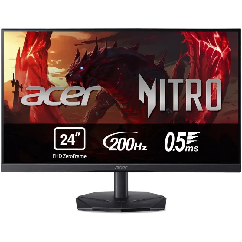 Monitor Acer Nitro KG241YX3BIP 23.8" FHD 200Hz VA FreeSync Premium HDR10 UM.QX1EE.312