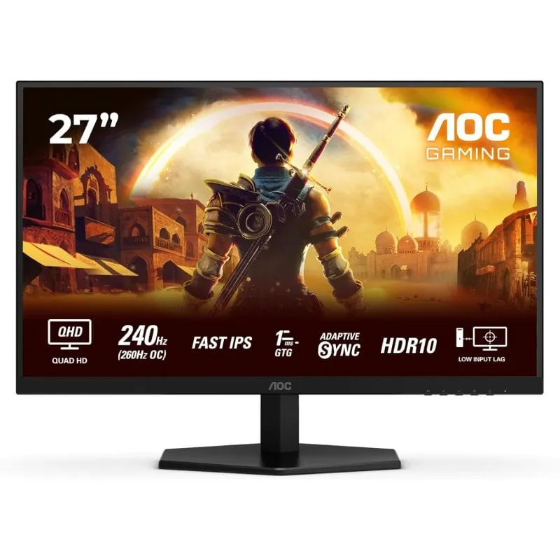 Monitor AOC Q27G42ZE 27" Fast IPS QHD 240Hz 1ms HDR10 Adaptive Sync Q27G42ZE