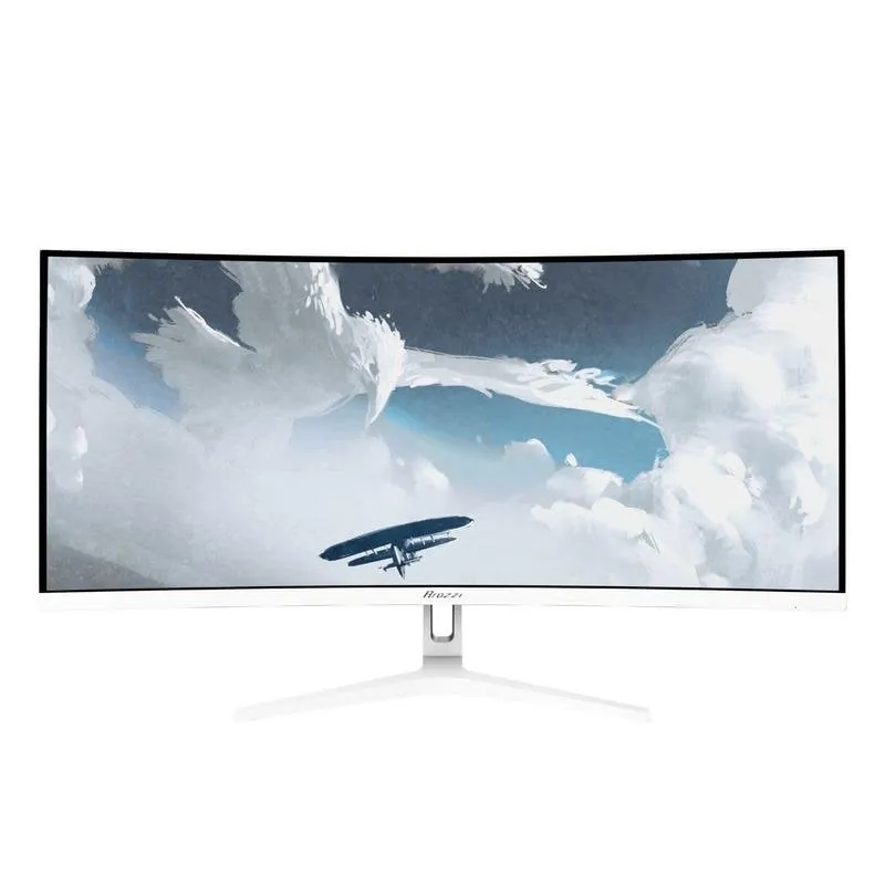 Monitor Arozzi Nova Curved 34" UltraWide QHD 165Hz VA 1ms Blanco Gaming AZ-NO-34T2K165-WT