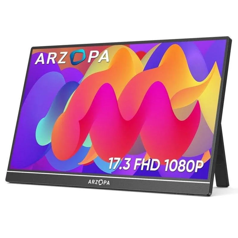 Monitor Arzopa A1M 17,3" FullHD 60Hz IPS Portátil Soporte Integrado Altavoces 6975114120187