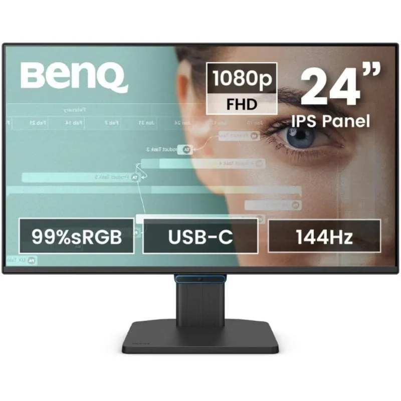 Monitor BenQ GW2490C 23.8" FHD 144Hz IPS Eye-Care, USB-C, certificado TÜV 9H.LNKLB.QBE