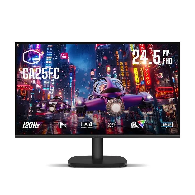 Monitor Cooler Master GA25FC 24,5" Full HD 120Hz IPS 1ms Gaming CMI-GA25FC-EU